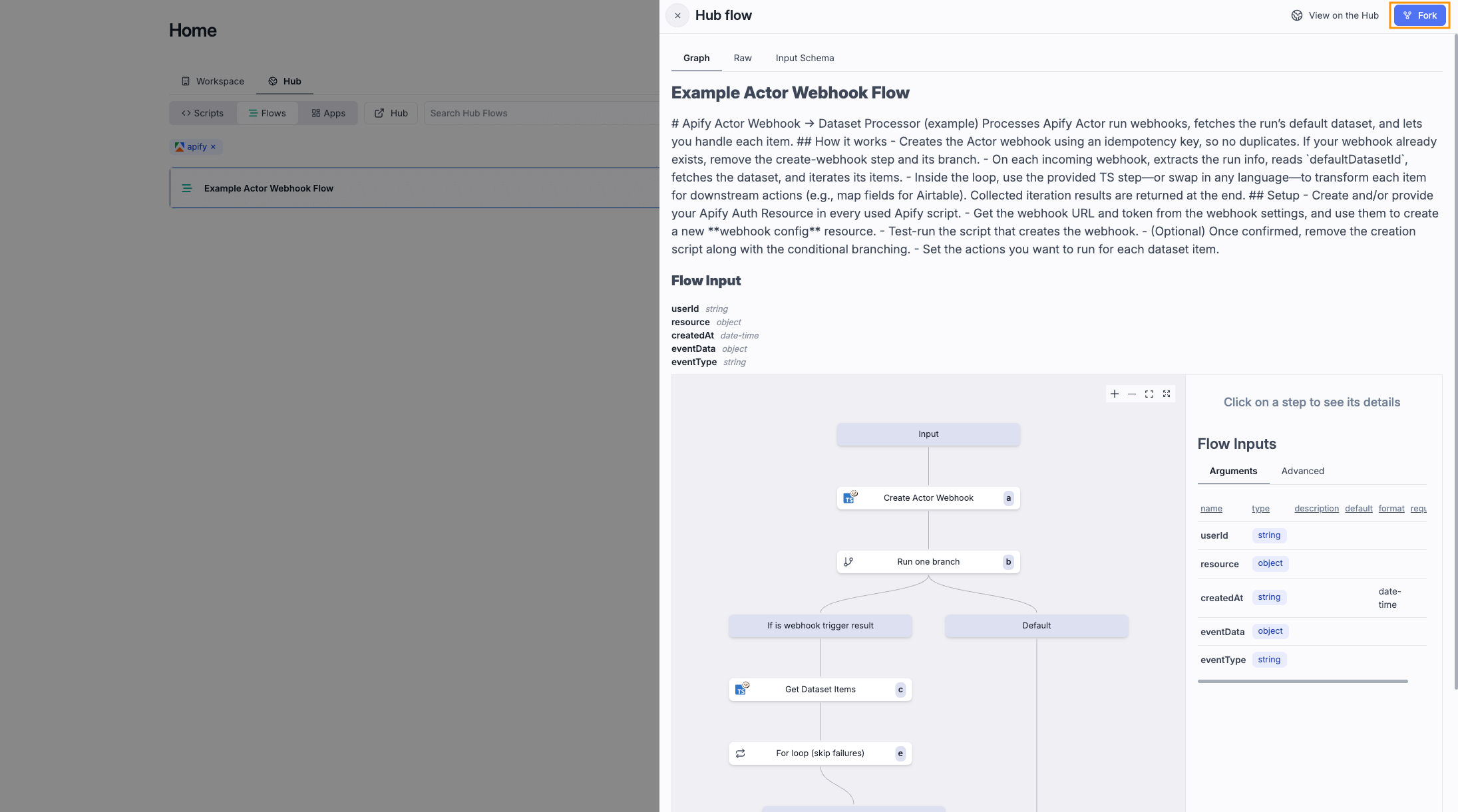 Apify Webhook